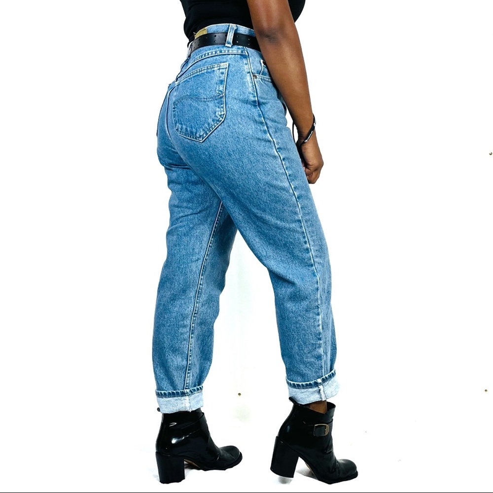 Vintage LEE High Rise Tapered Leg Mom Jeans 14P